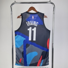 Camisa Brooklyn Nets Silk - Irving 11, Durant 7, Harden 13 na internet