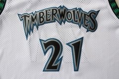 Camisa Minnesota Timberwolves Retrô - Garnett 21 na internet