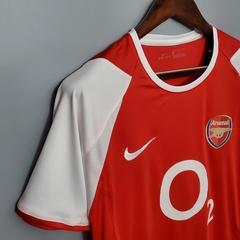 Camisa Arsenal Retrô 2004 na internet