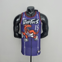 Camisa Toronto Raptors Retrô Silk - Carter 15, McGrady 1