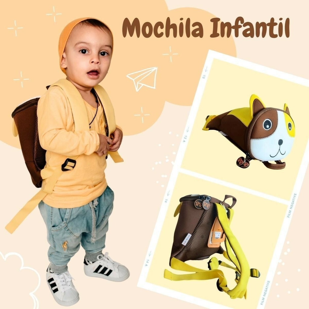 Mochila Bebê Infantil Neopreme Multifuncional Passeio Escola