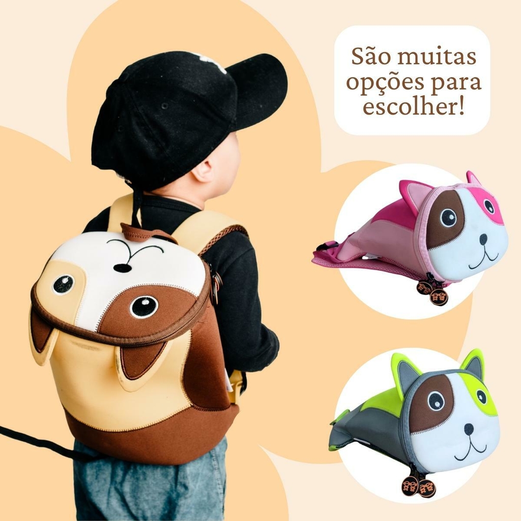 Mochila Bebê Infantil Neopreme Multifuncional Passeio Escola