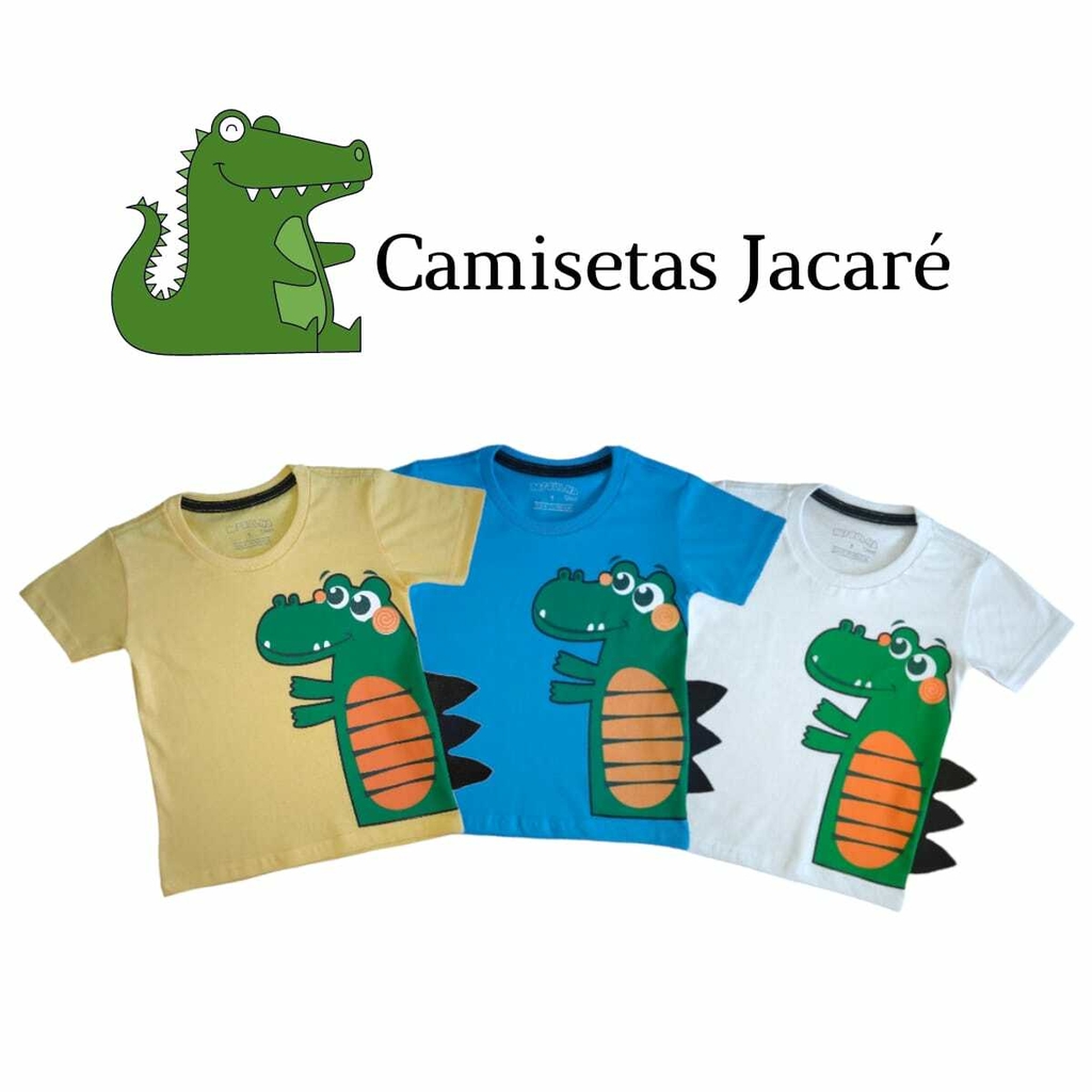 Camiseta Menino em Meia Malha Jacaré - Bem Vestir