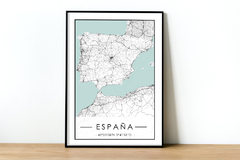 CUADRO MAPA ESPAÑA