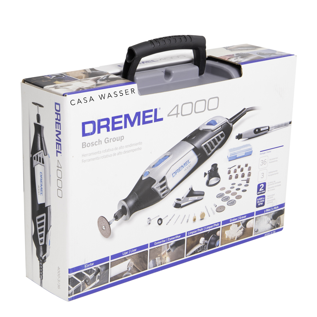 Torno DREMEL 4000 con 36acc - Comprar en Casa Wasser