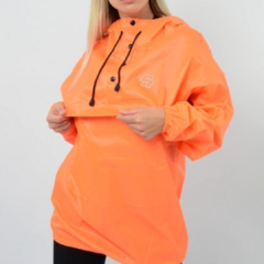 Rompeviento Anorak Liso Naranja (OUTLET)