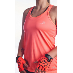 Musculosa Deportiva Dama Coral Fluo (OUTLET)