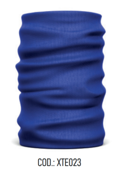 Cuello Multifunción Liso Azul