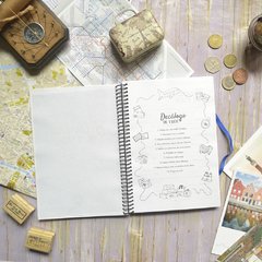Bitácora de viaje - Mapa con frase - comprar online