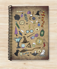 Cuaderno A5 (chico) HP Dibujos - comprar online