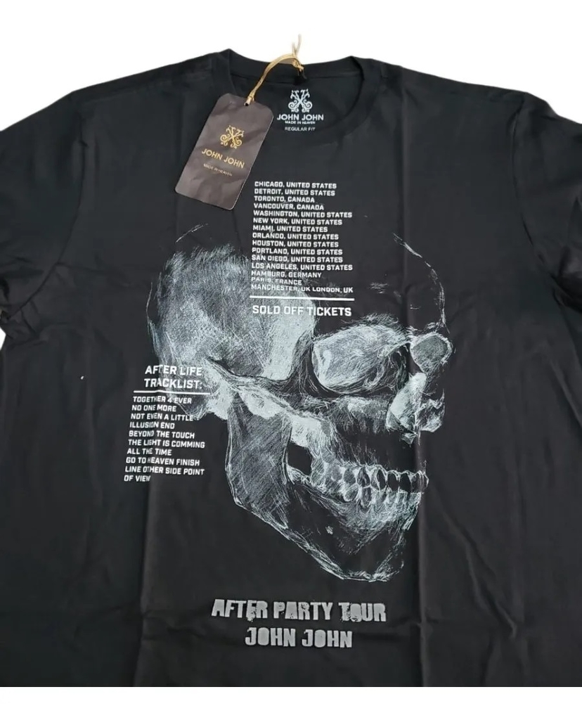 Camiseta John John Big Skull em Promoção na Americanas