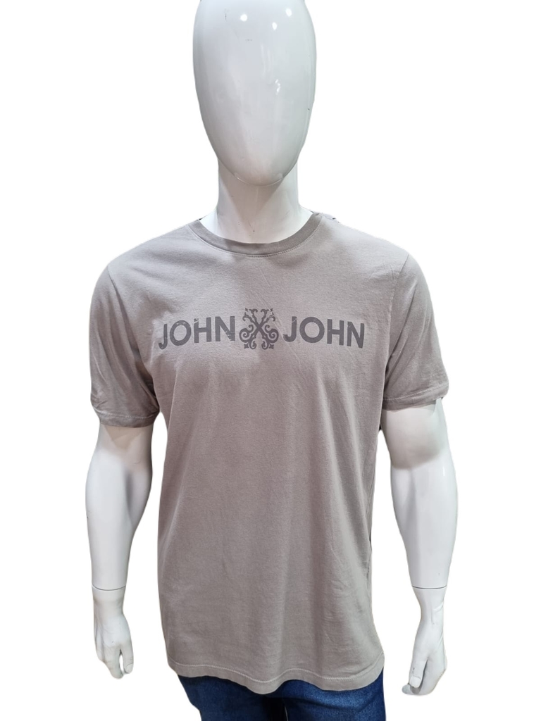 Camiseta John John Basic Cinza - Compre Agora