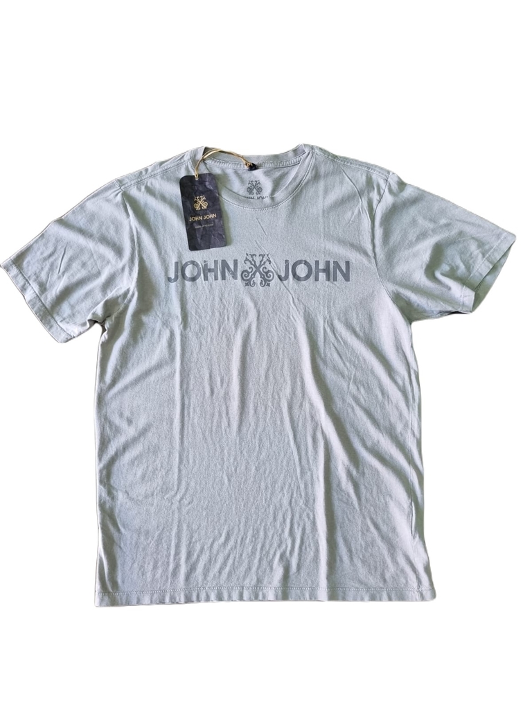 Camiseta John John Logo Bege - Compre Agora