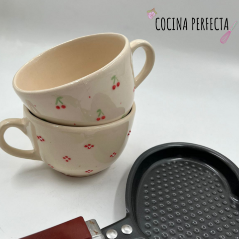Combo Taza ceramica + Mini sarten ❤️