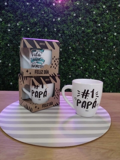 Tazas para papá + caja de regalo - Día del padre