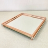 Bandeja square rose gold 20x20