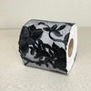 Capa de papel higiênico flor preta
