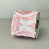 Capa de papel higiênico rosa bebê