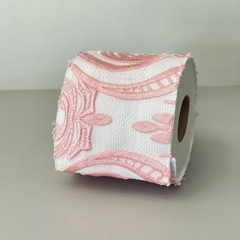 Capa de papel higiênico rosa bebê