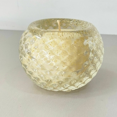 Vela de Murano com pó de ouro 24k cristal - comprar online