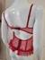 CORSELET MLEV EM RENDA ARRASTAO VERMELHO M na internet