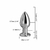 PLUG ANAL SEXY IMPORT DE ACO COM VIBRO P - loja online