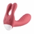 VIBRADOR SEXY IMPORT DE PONTO G E CLITORIS FORMATO DE COELHO VINHO