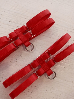 Ligas rojas dobles para portaligas (10 mm) - comprar online