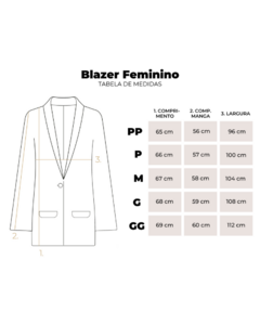 Blazer Feminino Alfaiataria Preto na internet