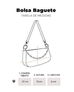 Bolsa Baguete Preta - Babiwood | Moda feminina estilosa, versátil e atemporal