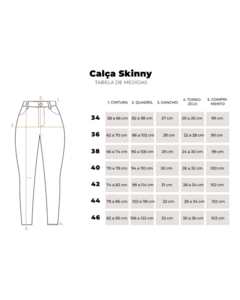 Calça Jeans Skinny Preta