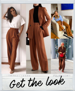 Calça Pantalona Alfaiataria Terracota - Babiwood | Moda feminina estilosa, versátil e atemporal