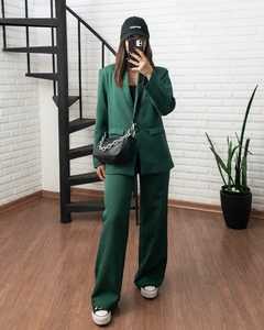 Calça Pantalona Alfaiataria Verde - loja online