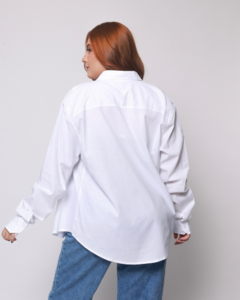 Camisa Tricoline Feminina Branca - comprar online