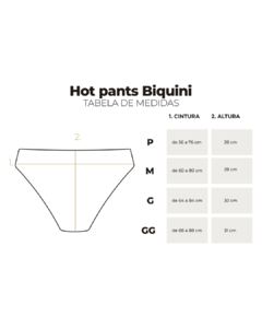 Hot Pants Preto Biquini - loja online