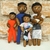 Família Negra Pequena 5 pçs
