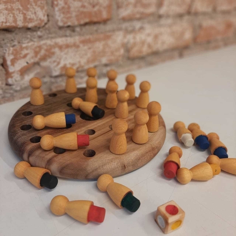 Jogo de madeira das crianças Xadrez Memória de madeira Match Stick Color  Board Puzzles Brinquedo Educacional