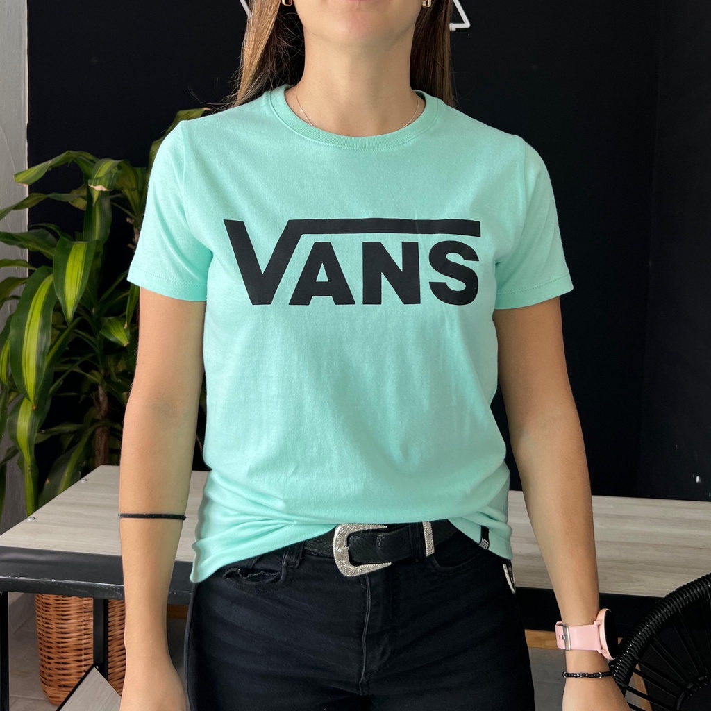 REMERA VANS VERDE AGUA Comprar en VYA STORE
