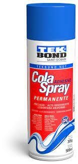 Cola Spray Permanente 305g / 500ml Artesanato Tek Bond