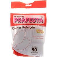 TALHER REFEIÇÃO PRAFESTA CRISTAL PCT C/ 50 UNIDADES - loja online