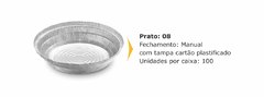 Marmitex de Aluminio Pratos Redondos Manual e Maquina - comprar online