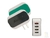 CARGADOR 220-USB CAR-220-4USB (sal:5VDC/3Amp) 4 PUERTOS 1X3A+3X1A