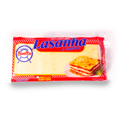 MASSA P/LASANHA PRE COZIDA SOELLA PCT 500 GR