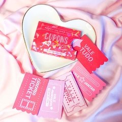 10 Mini Envelopes + Cupons do amor