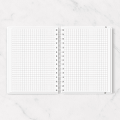 Caderno Quadriculado (O que é feito com amor...) na internet