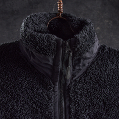 Campera Fleece Negro - comprar online