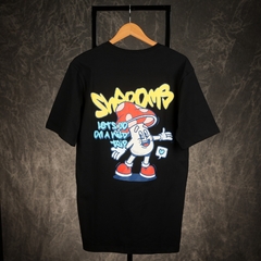 Remera Shrooms Negro - Nápoles Mix