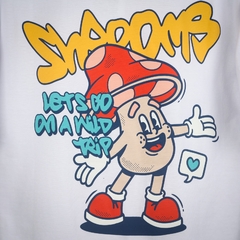 Remera Shrooms Blanco - tienda online