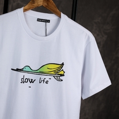 Remera Slow Blanco - comprar online