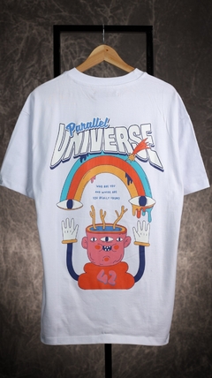 Remera Universe Blanco - Nápoles Mix